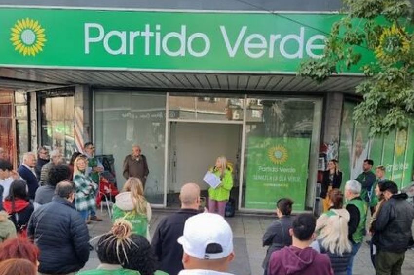 Silvia Vázquez inauguró la nueva sede del Partido Verde en Avellaneda