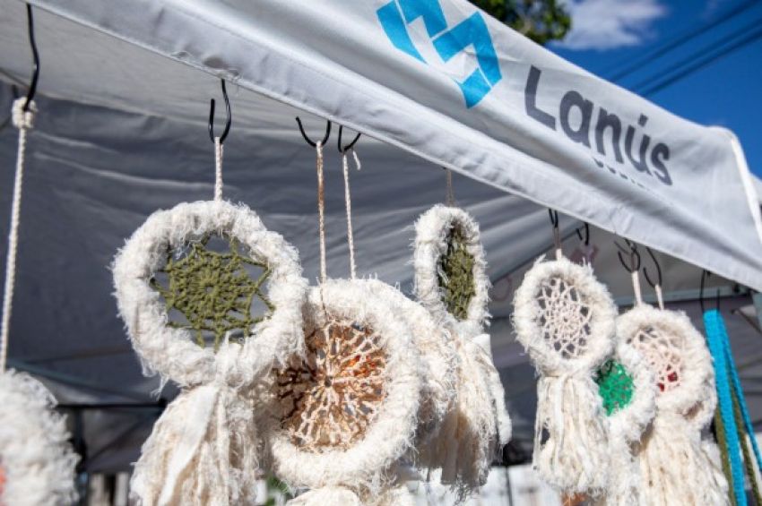 Los nuevos puntos de la Feria de Artesanías, Emprendedores y Puestos Gastronómicos en Lanús