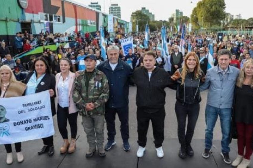 Avellaneda homenajeó a los combatientes de Malvinas