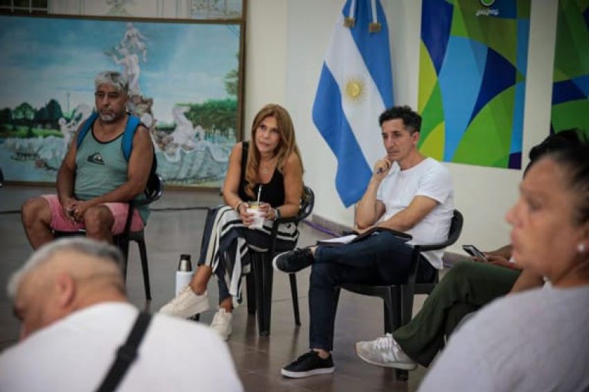 Magdalena Sierra encabezó un encuentro con movimientos sociales de Avellaneda
