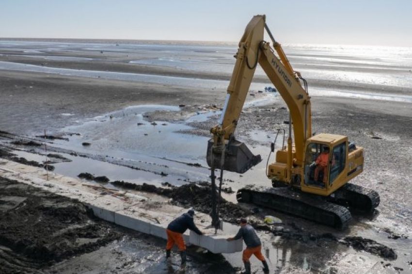 Avanza la obra de ampliación del Parque del Río en Avellaneda