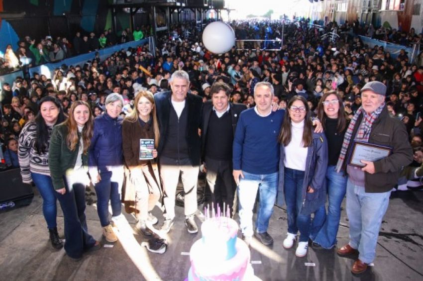 Kicillof y Ferraresi celebraron en Avellaneda los 15 años del Programa Envión