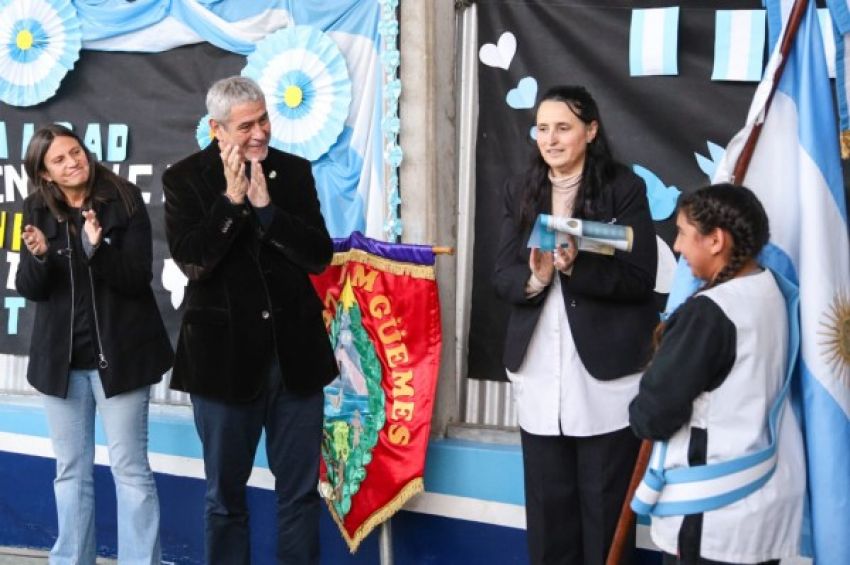 Ferraresi celebró el 9 de julio en la Escuela Primaria N°47