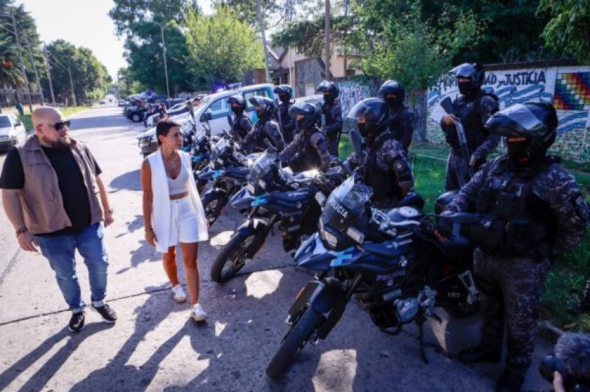 Mayra supervisó un nuevo operativo de saturación y refuerzo de seguridad en Quilmes