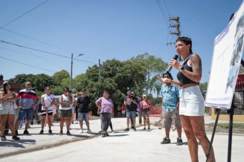 Mayra: «La obra pública es fundamental porque genera trabajo, progreso y dignidad»