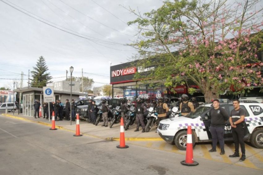 Megaoperativo de saturación conjunto entre el municipio y la policía en Villa La Florida