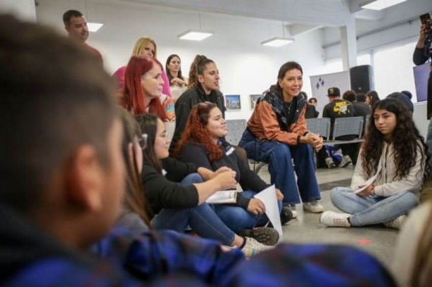 Mayra participó de un encuentro zonal de centros de estudiantes secundarios
