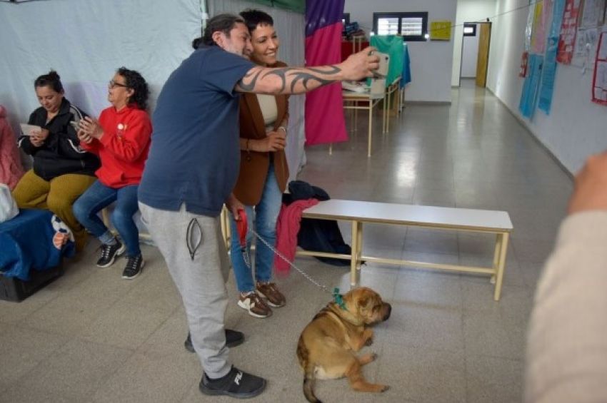 Mayra visitó un megaoperativo de castración y vacunación de animales en Quilmes Oeste