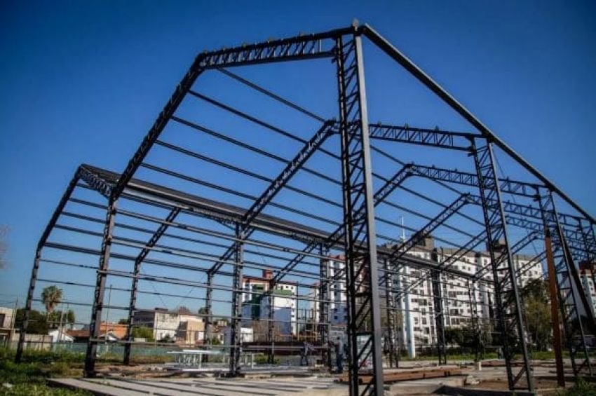 Avanza la construcción del nuevo Vivero Municipal en Don Bosco