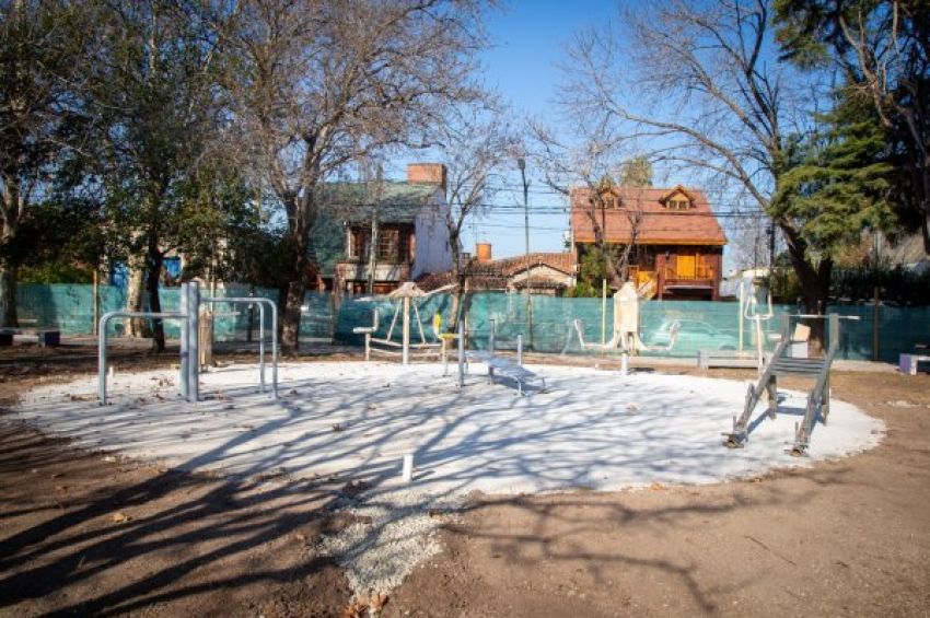 Avanza la refacción integral de la Plaza Belén de Bernal Oeste