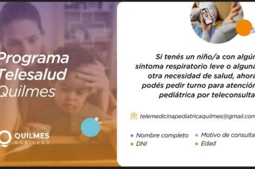 El Municipio lanzó el programa «Telesalud Quilmes»