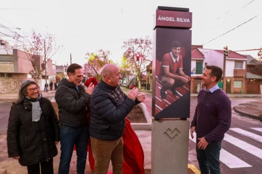 Lanús Gobierno inauguró el Paseo de los Ídolos del Club Atlético Lanús