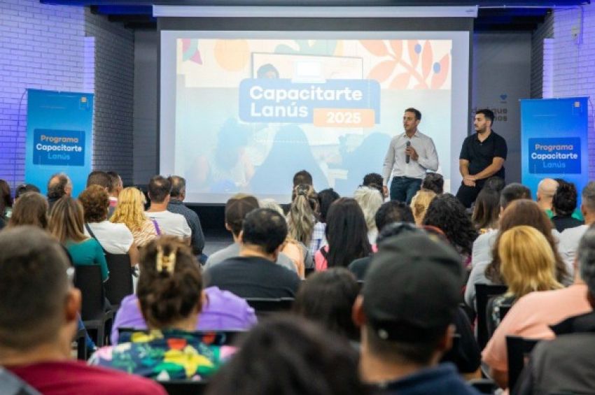 Comenzó la edición 2025 del Programa Capacitarte Lanús