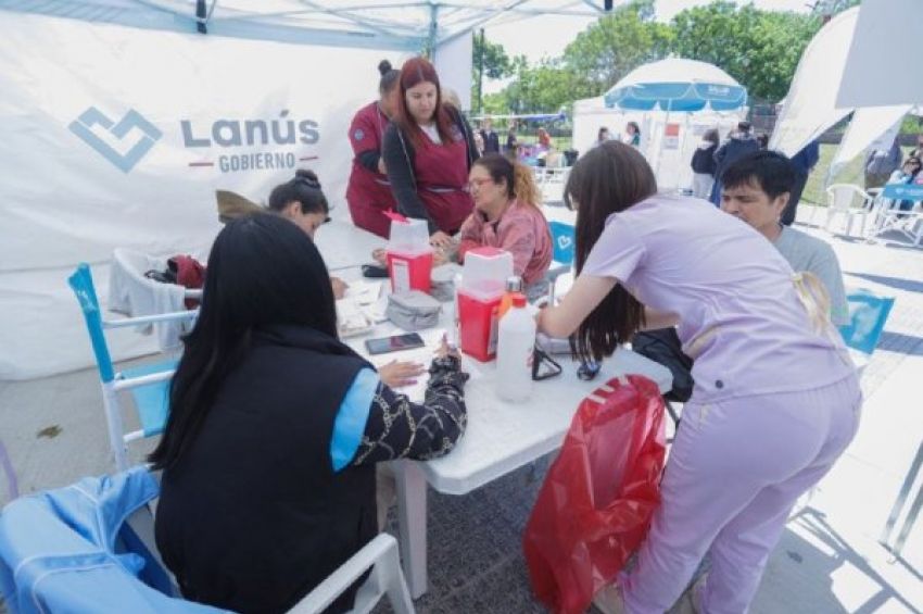Lanús Gobierno anunció una nueva jornada de Sábados de Salud en el Barrio