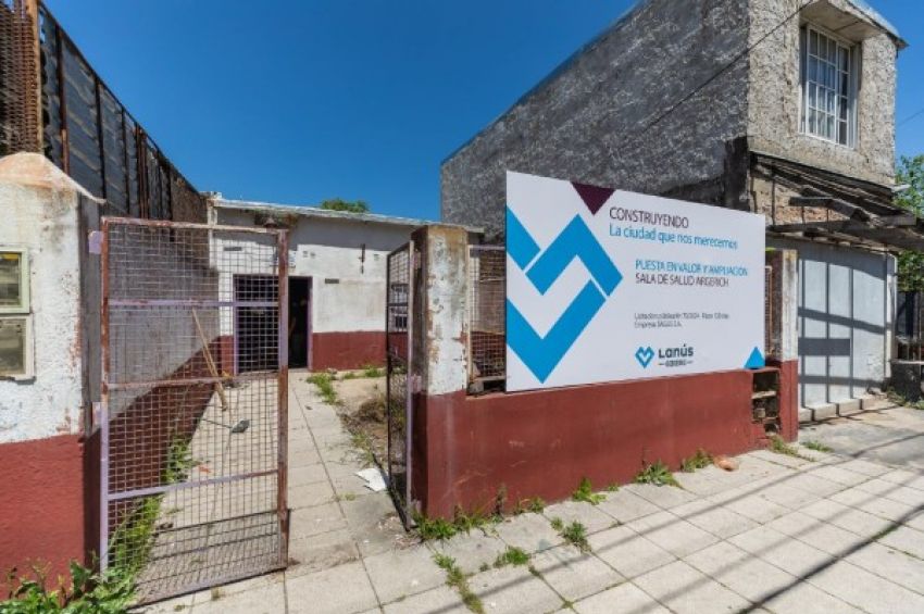 Lanús Gobierno avanza con las obras de puesta en valor y ampliación de la Sala Argerich