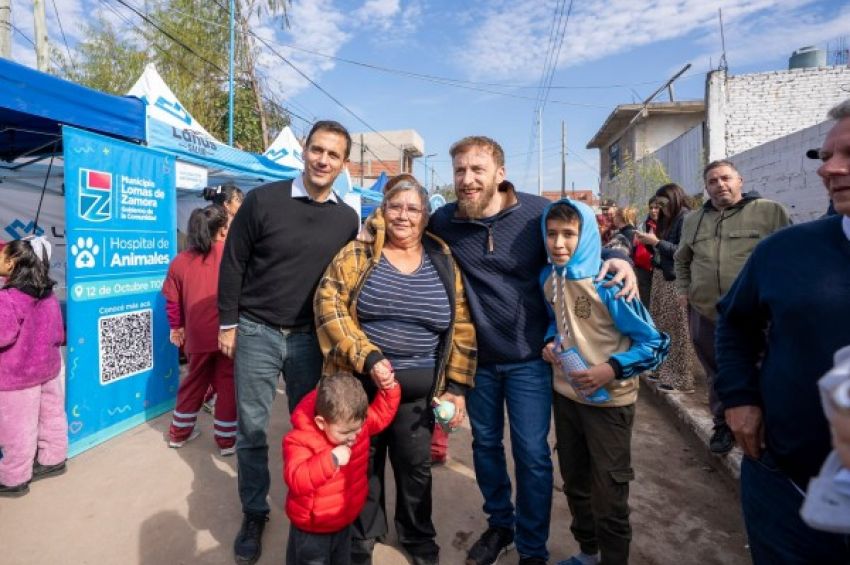 Lanús Gobierno y Lomas de Zamora realizaron una Jornada de Salud en el límite de ambos municipios