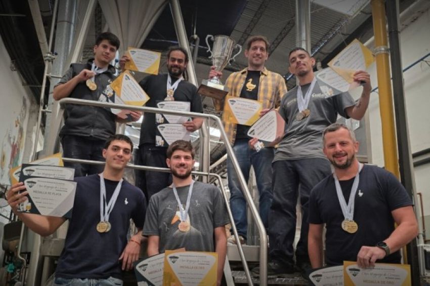 Fábrica de cerveza artesanal de Avellaneda ganó una copa internacional en Uruguay