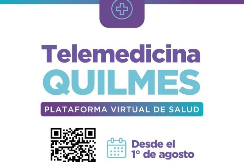 El municipio de Quilmes ofrece nuevas opciones de atención médica online