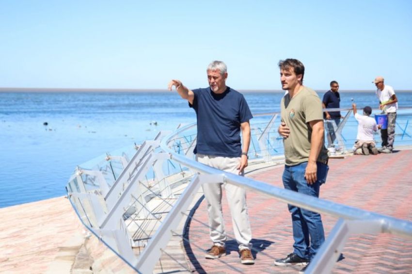Jorge Ferraresi recorrió el Parque del Río