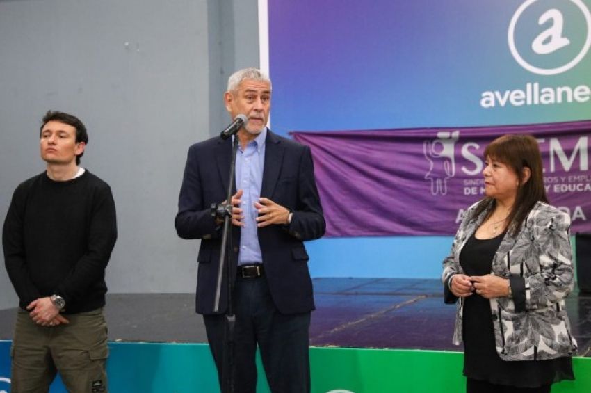 Ferraresi celebró junto al SOEME el día de los trabajadores auxiliares de la educación