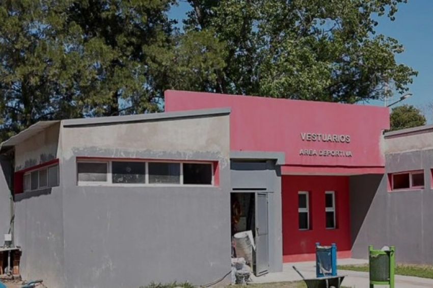 El municipio de Avellaneda construye nuevos vestuarios en el Polideportivo Delfo Cabrera
