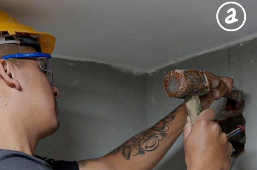 El municipio realiza la obra de remodelación y refacción del Club Barrio Agüero de Gerli