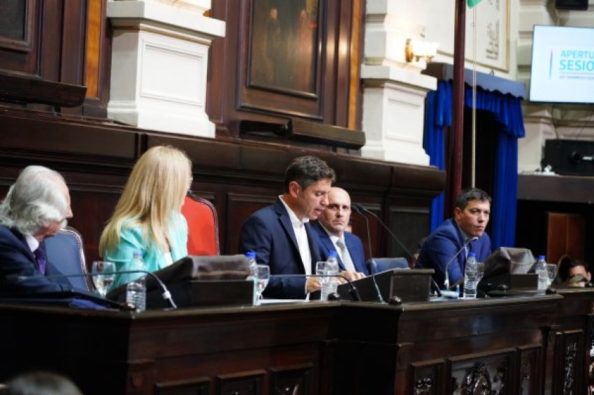 Kicillof inauguró el 153° período de sesiones ordinarias