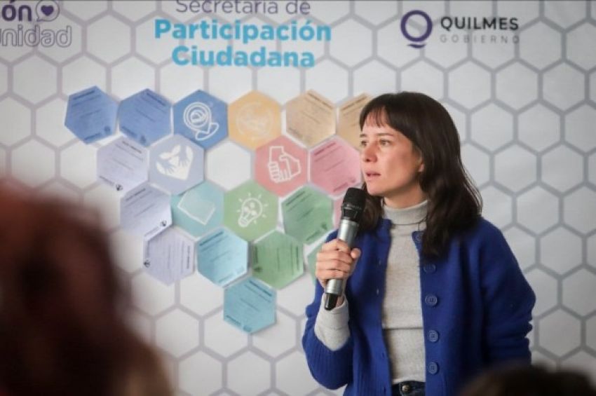 El municipio de Quilmes presentó el programa «Empecé por mi barrio» en el Centro Comunitario Jorge Novak