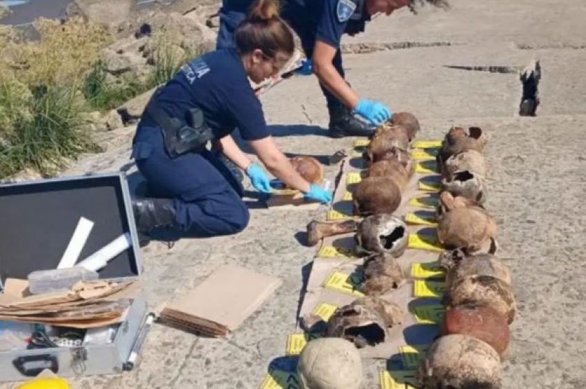 Hallaron 17 cráneos humanos en la Ribera de Quilmes