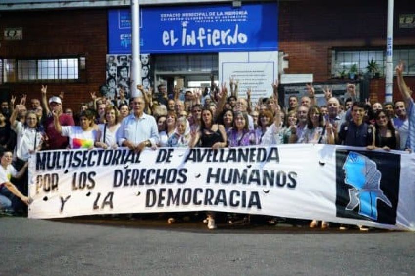 Ante el DNU de Milei, se conformó la Multisectorial de Derechos Humanos de Avellaneda