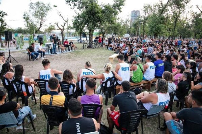 Personas vinculadas con el deporte en Avellaneda se unieron para resistir el ajuste de Milei