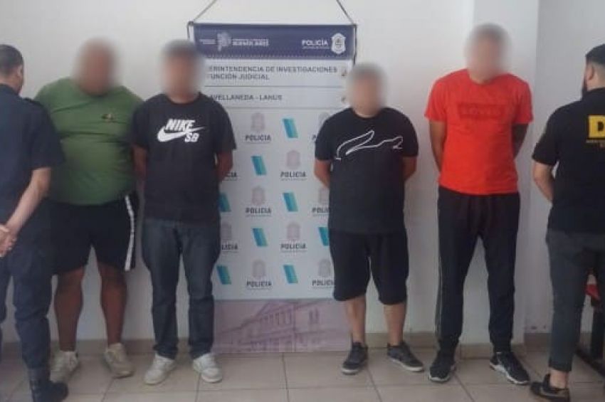 Detuvieron a los cuatro implicados en la salidera bancaria en Lanús