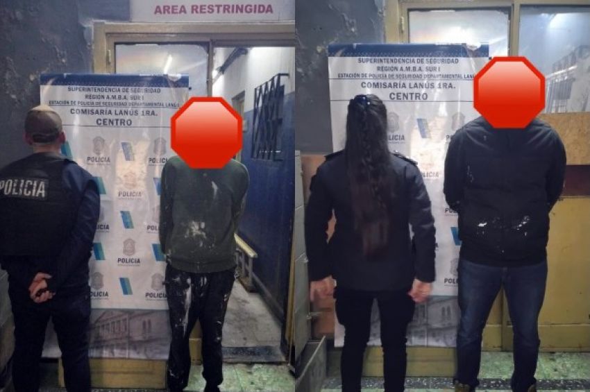 Desbaratan una banda de entraderas en Lanús