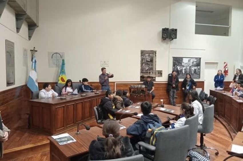 El Concejo Deliberante de Avellaneda recibió a la Escuela 55 de Wilde