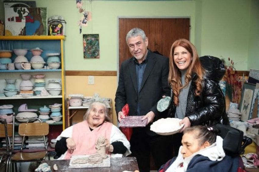 Ferraresi visitó el Cottolengo Don Orione