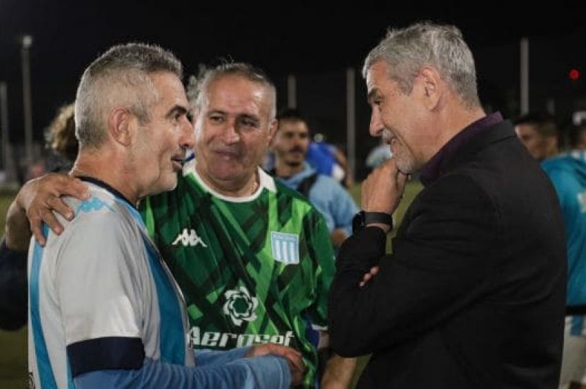 Ferraresi presenció una nueva fecha de la Copa Avellaneda Senior, de Fútbol 11