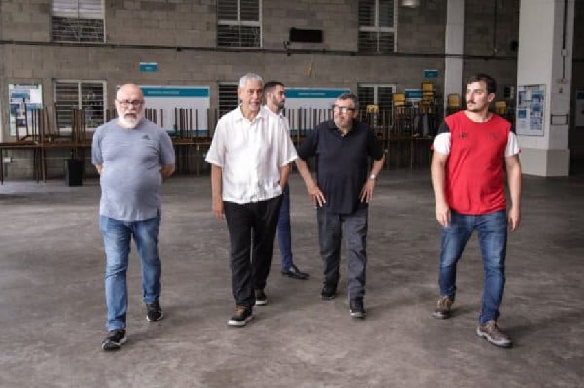 Ferraresi visitó la sede Domínico de la UTN y el municipio trabaja en su reparación