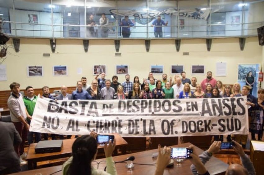 Fuerte repudio del HCD al despido de trabajadores de ANSES y cierre de la UDAI Dock Sud