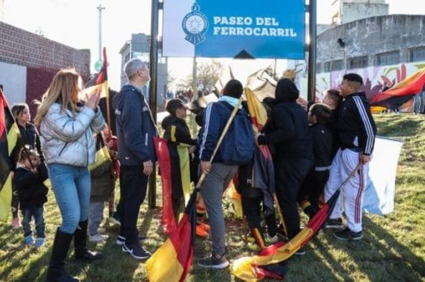 Ferraresi inauguró nuevas plazas y otro centro de monitoreo descentralizado en Piñeiro