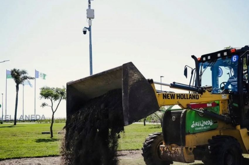 El municipio de Avellaneda construye nuevos sanitarios públicos en el Parque del Río