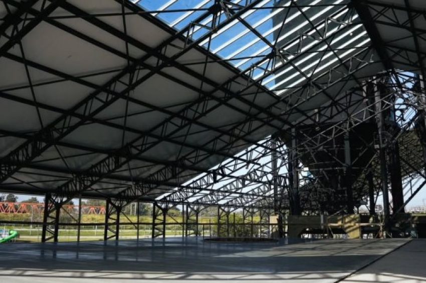 Avanza la construcción del Centro de Convenciones Avellaneda