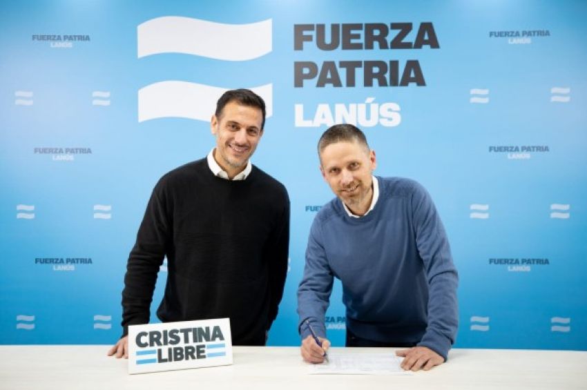 En Lanús, Leandro Decuzzi encabeza la lista de Julián Álvarez