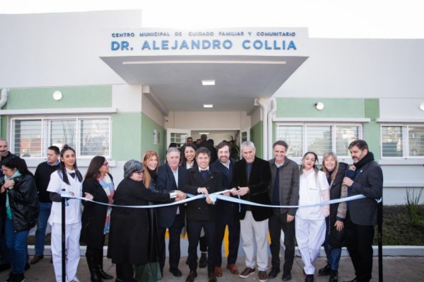 Kicillof y Ferraresi inauguraron en Wilde el Centro Municipal de Cuidado Familiar y Comunitario «Dr. Alejandro Collia»