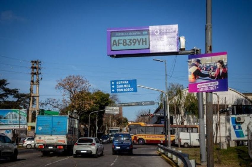 Colocan lectores de patentes en los principales ingresos y egresos de Quilmes