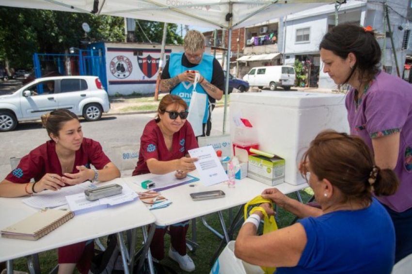 Operativo Territorial Lanús Tu Gobierno: primera jornada del año en Valentín Alsina