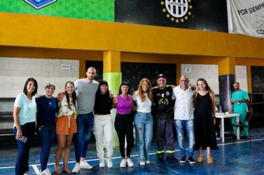 Magdalena Sierra encabezó un Operativo Integral en el Club Las Torres