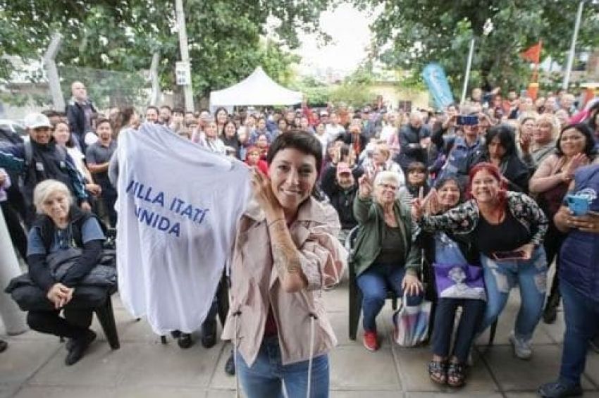 Mayra Mendoza: «El derecho a tener agua potable y cloacas en Itatí llega con este gobierno»