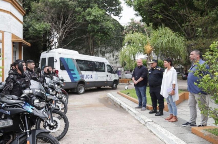 Mayra coordinó acciones de prevención con la Jefatura Departamental de Seguridad Quilmes