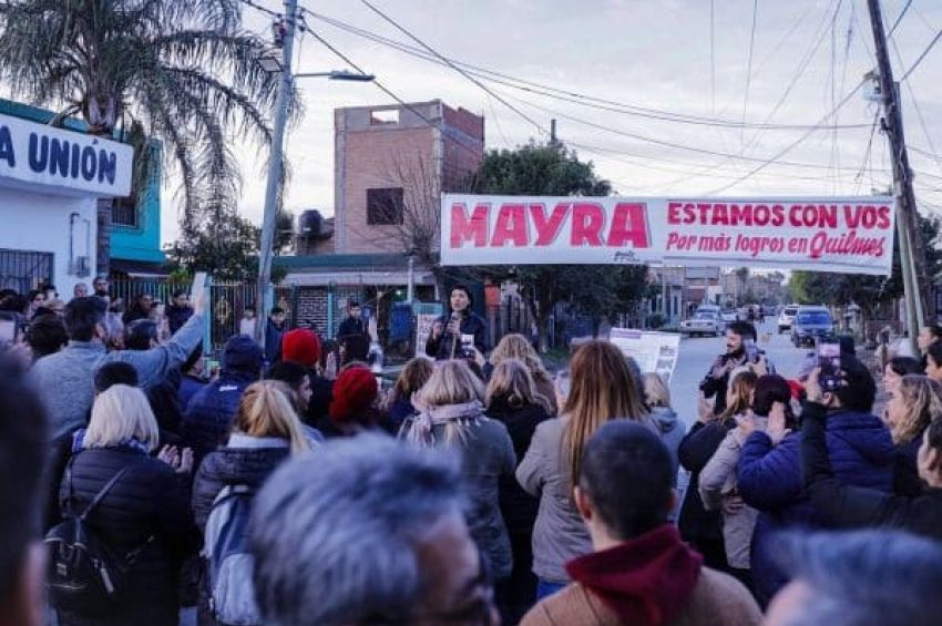 Mayra inauguró el primer tramo de la pavimentación de 85 cuadras en el barrio La Unión de Solano