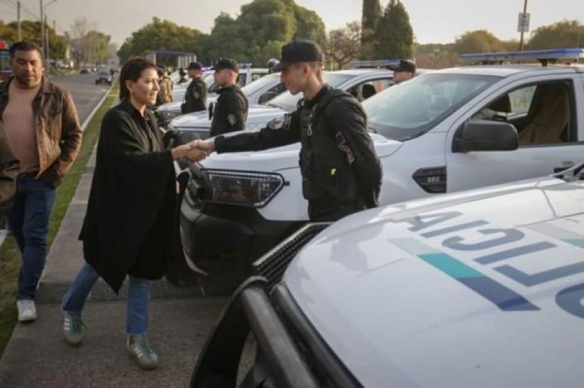 Mayra supervisó un nuevo megaoperativo de seguridad en Quilmes